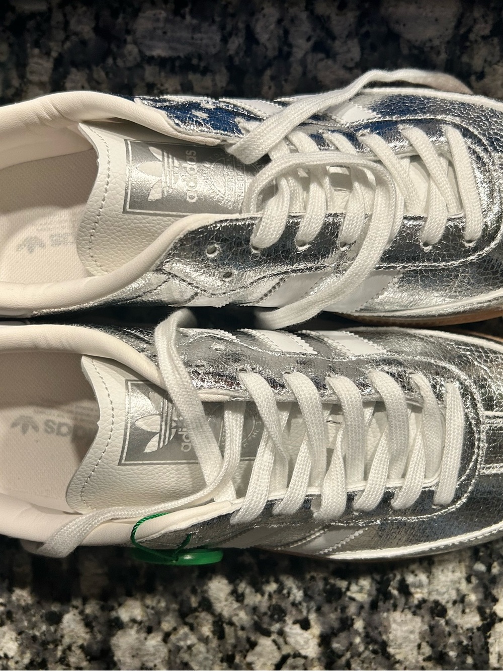 adidas Samba OG Silver White Sneakers / size US 8 - new in box. - Picture 4 of 6